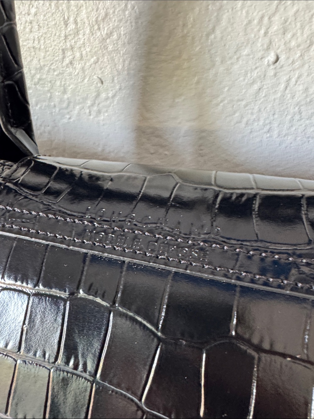 🆕 Longchamp Le Pliage Croc Embossed Tote - Picture 5 of 7